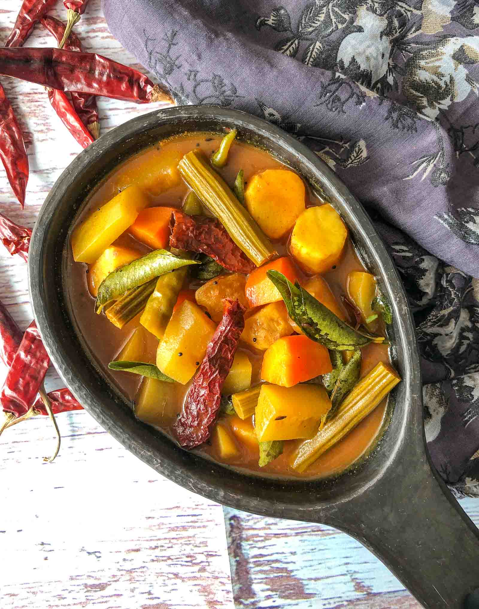 Dappalam Recipe- Andhra Vegetable Stew Recipe
