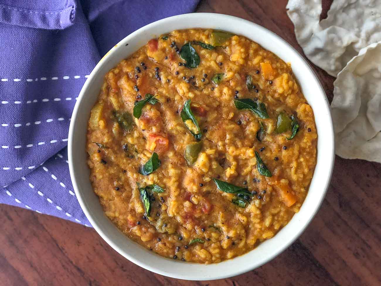 South Indian One Pot Sambar Rice Recipe By Archana s Kitchen