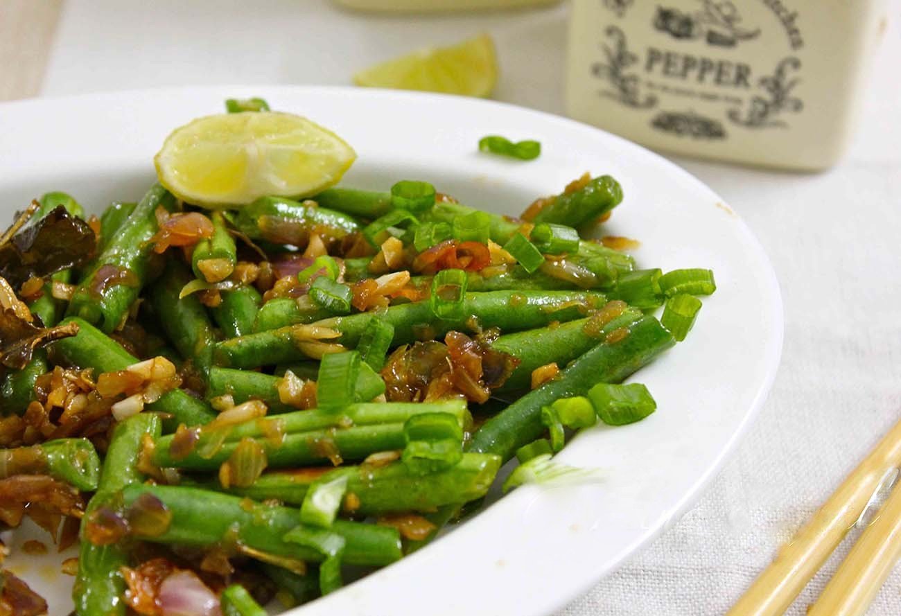 Thai Stir Fried Green Beans Recipe By Archana S Kitchen
