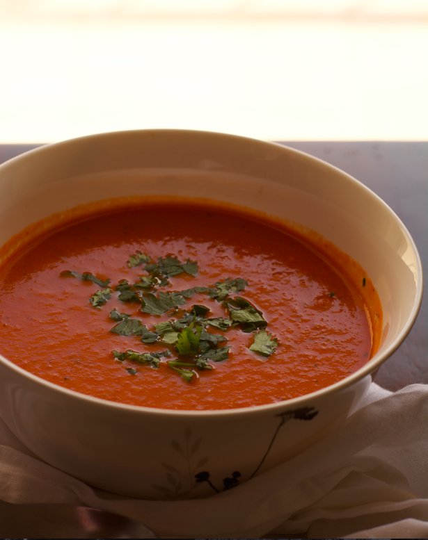 Healthy Tomato Carrot Onion Soup Recipe 