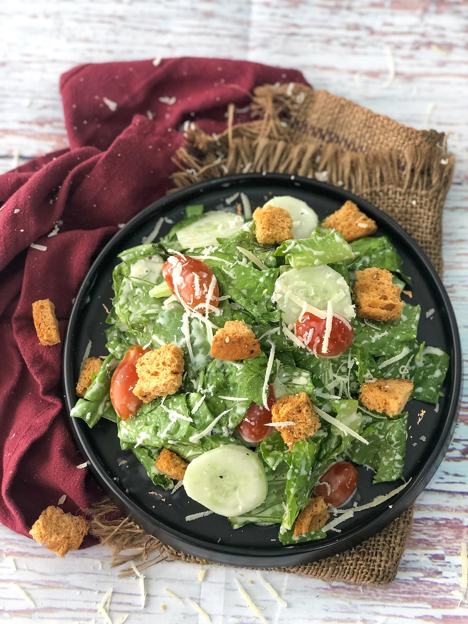 Classic Caesar Salad Recipe by Archana's Kitchen