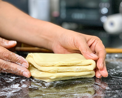 Homemade Quick Puff Pastry Sheet Recipe | Perfect For Puffs, Tarts & Pies.