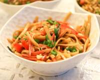 Sweet and Spicy Millet Noodle Salad With Peanuts | Using Millet Hakka Noodles