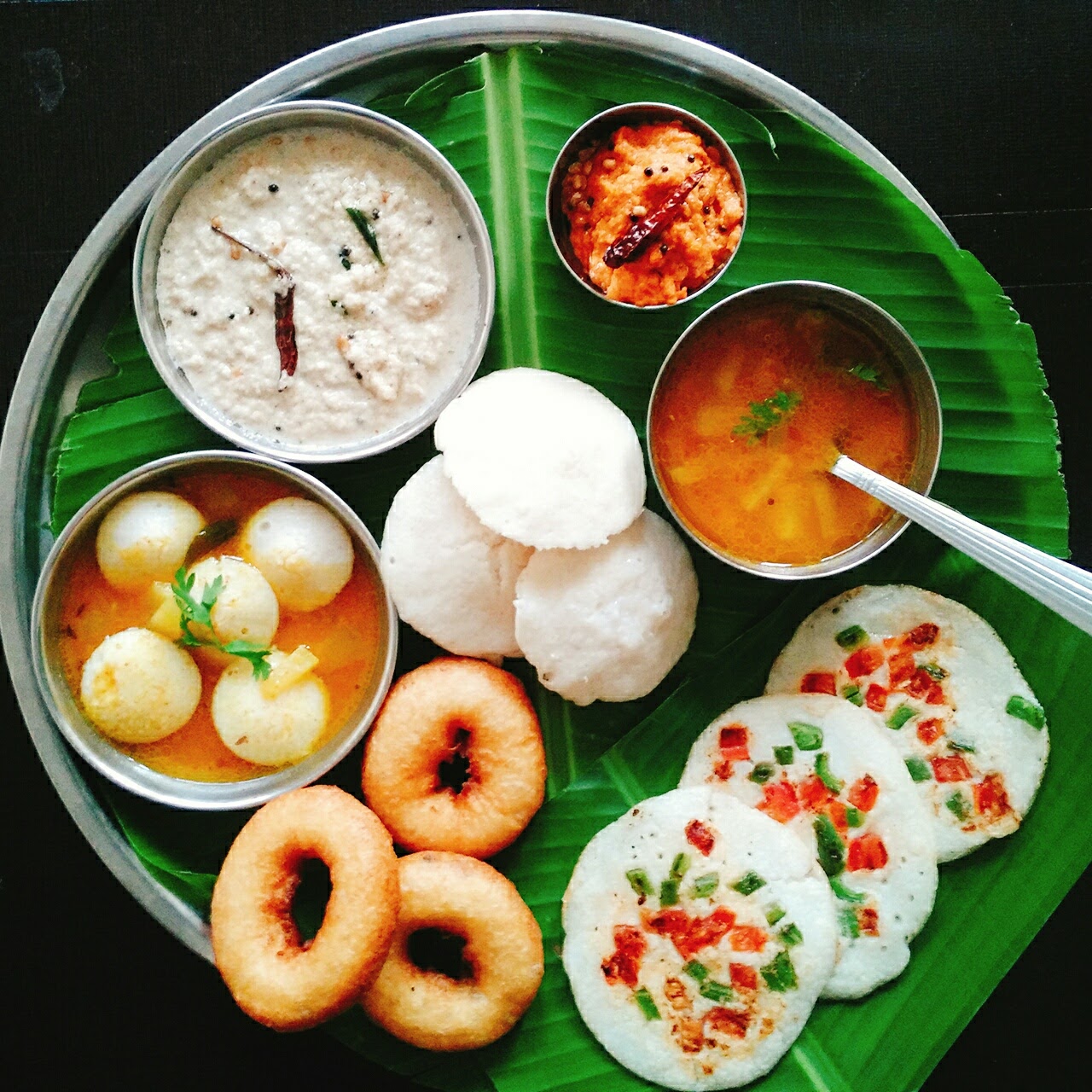 Mouth Watering Delicious South Indian Breakfast Thali By Archana s 