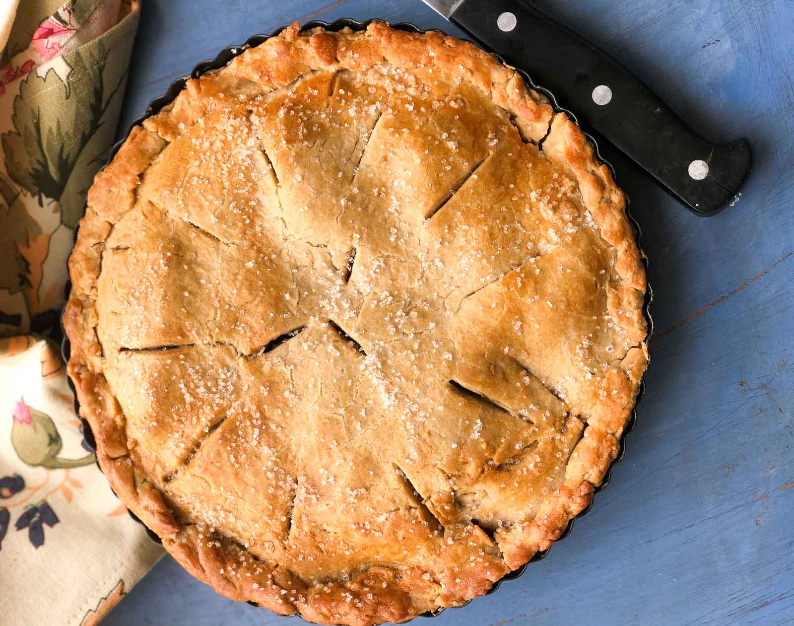 Homemade Apple Pie Recipe With Whole Wheat Pie Crust by Archana's Kitchen
