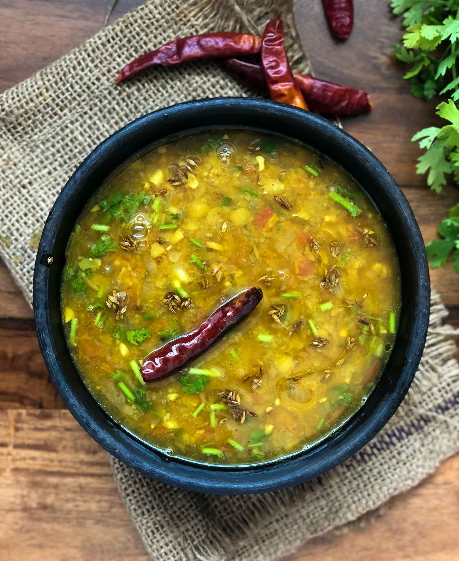 Punjabi Dal Tadka Recipe - Punjabi Toor Dal Recipe by Archana's Kitchen