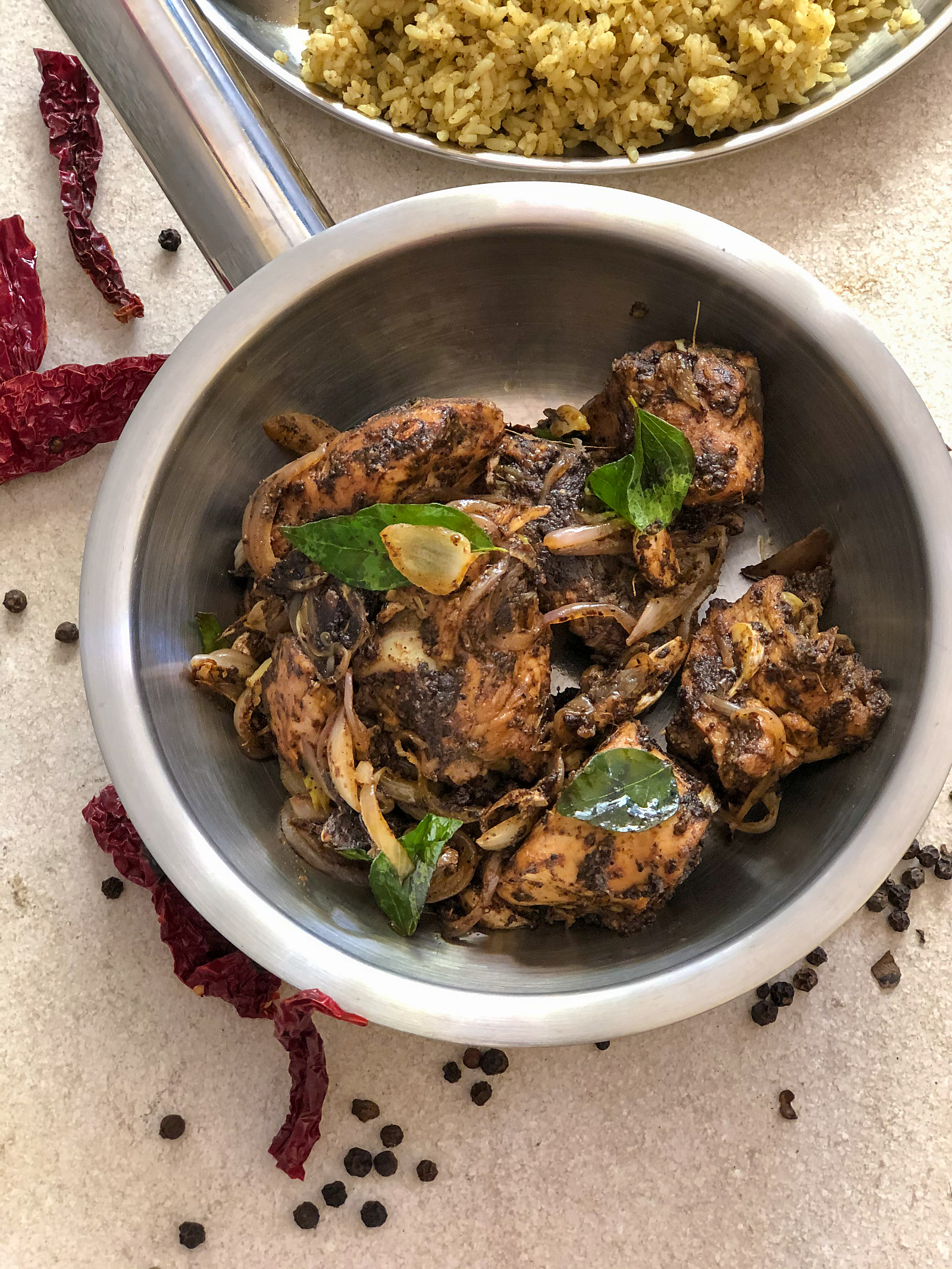 Andhra Pepper Chicken Recipe - Dry Restaurant Style Pepper Chicken by ...