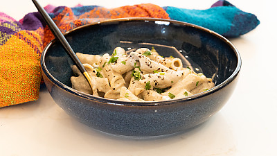 Penne with Mushroom Sauce