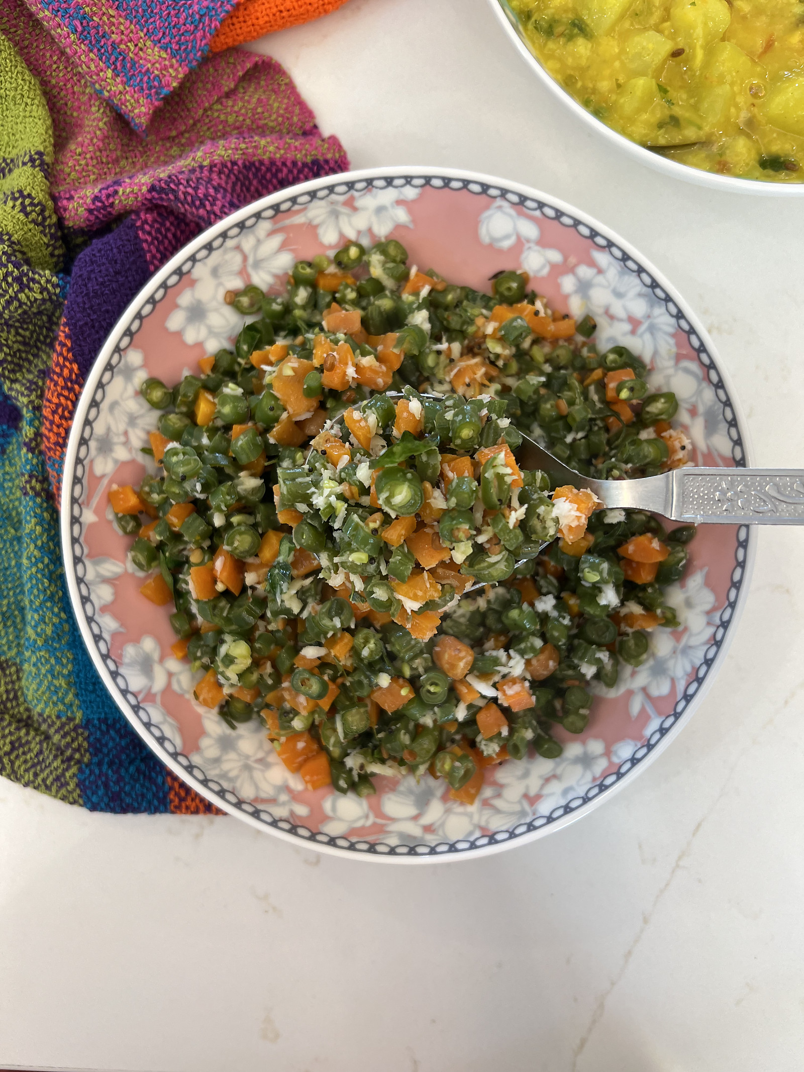 Carrot and Beans Poriyal Recipe - A Traditional South Indian Side Dish