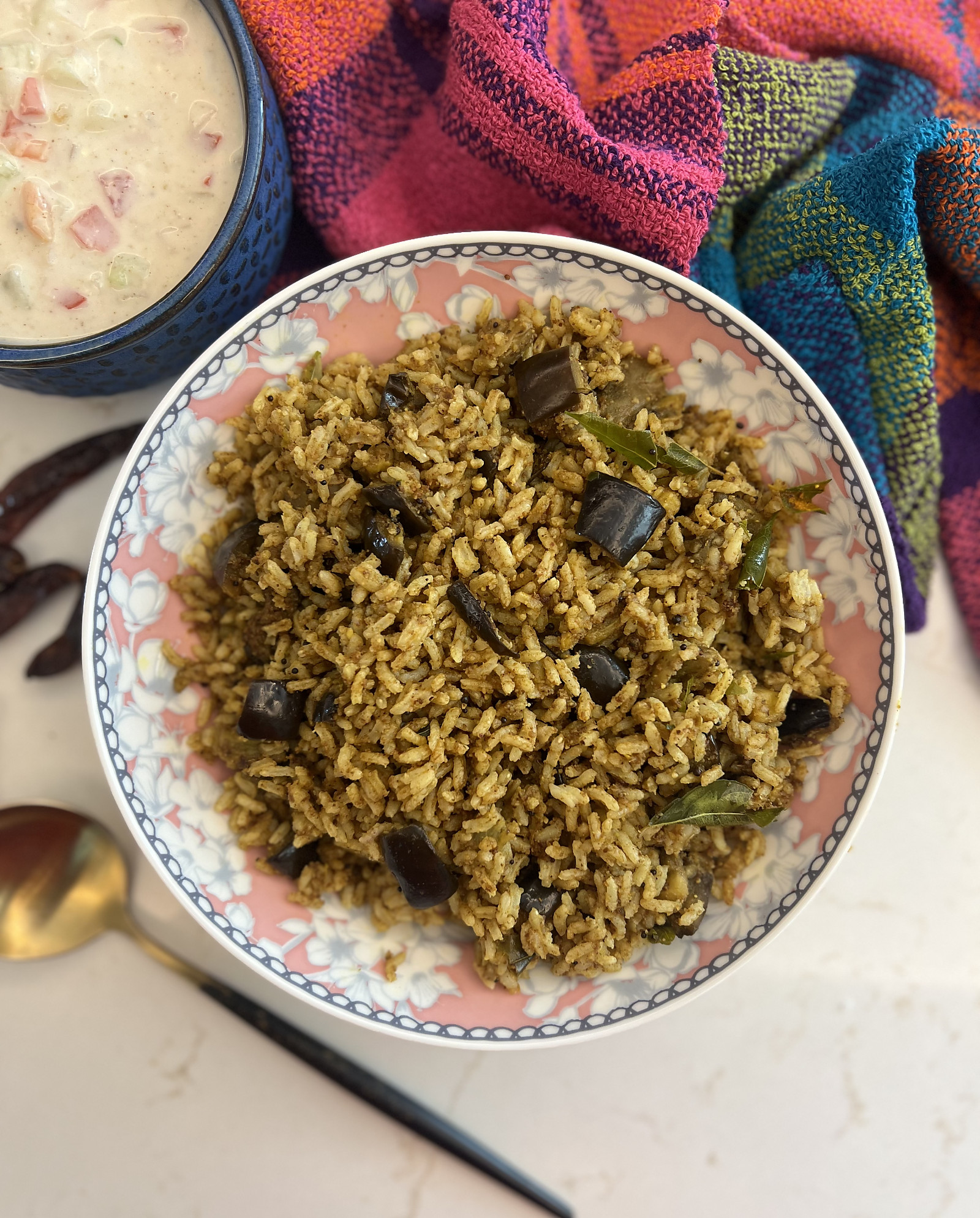 Authentic Vangi Bath Recipe – Spicy Brinjal Rice | South Indian Style