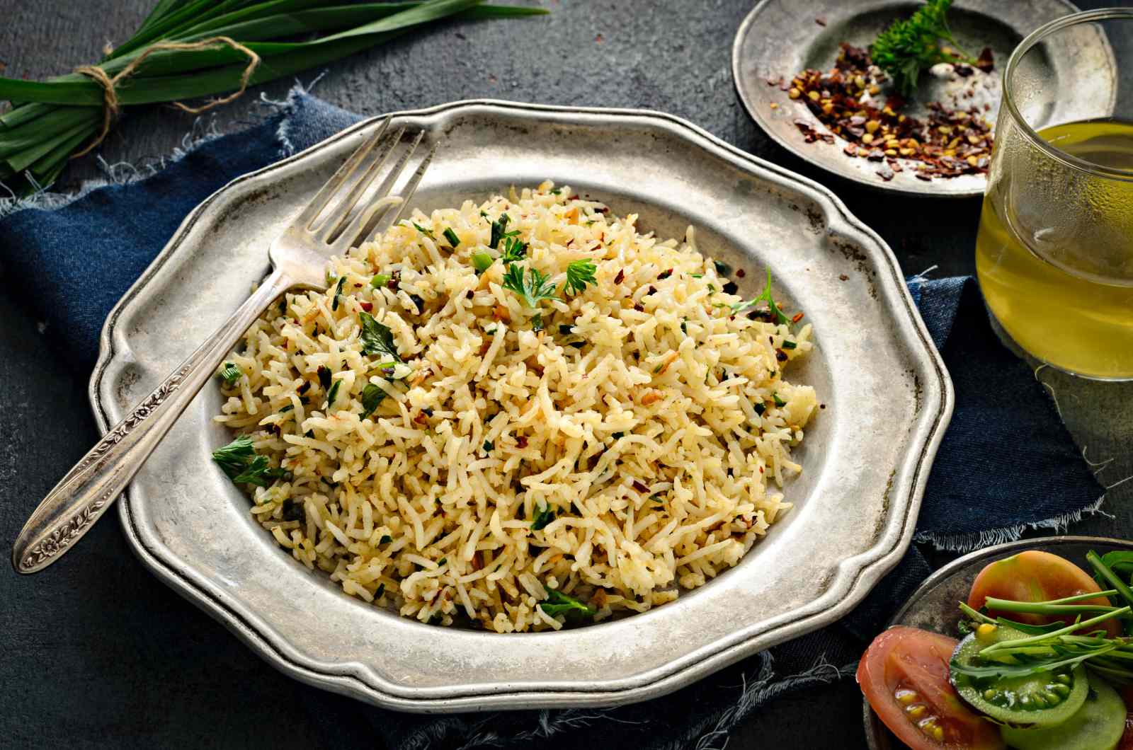Buttered Herbed Rice 