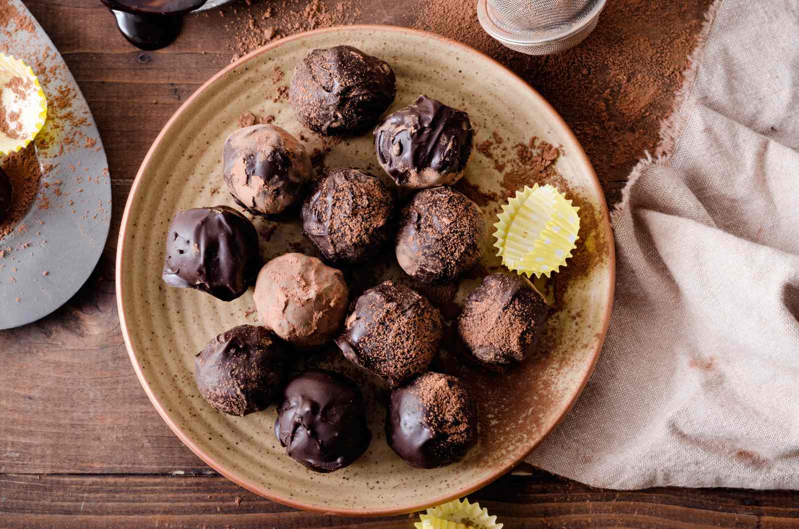 Decadent Chocolate truffles are sweet chocolate temptation with minimum ing...