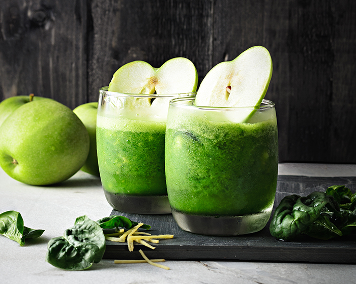 Green Apple Spinach Refresher Recipe by Archana's Kitchen