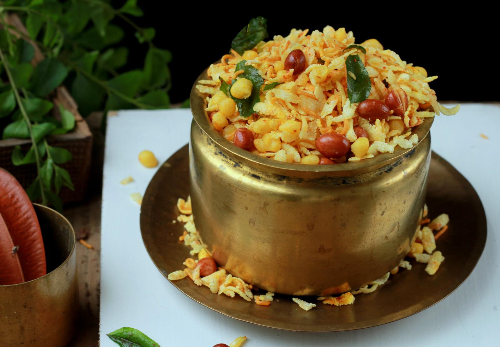 Aval Mixture Recipe - Poha Chivda