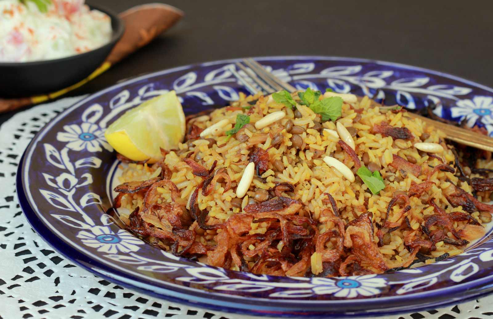 Mujaddara Recipe Traditional Middle Eastern Rice By Archana s Kitchen