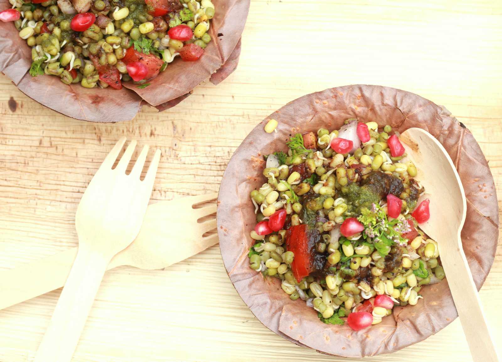 Sprouted Moong Chaat Recipe By Archana s Kitchen