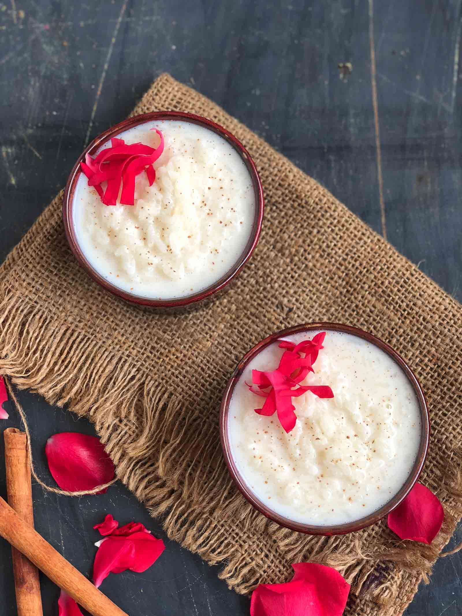 Sutlac Recipe Rose Infused Turkish Rice Pudding By Archana S Kitchen