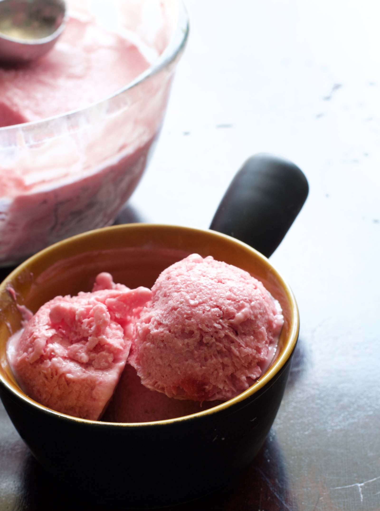 Frozen Strawberry Yogurt With Honey Recipe by Archana's Kitchen