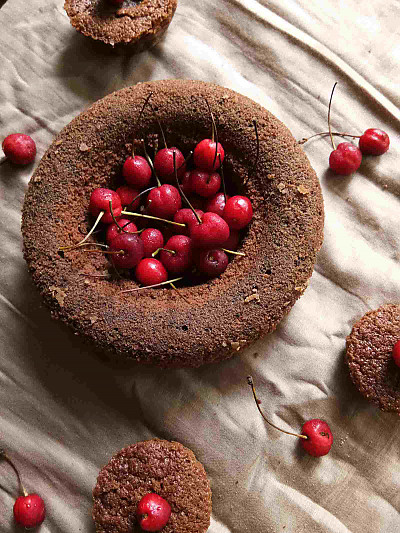 Chocolate Cherry Cake | Nourished Endeavors