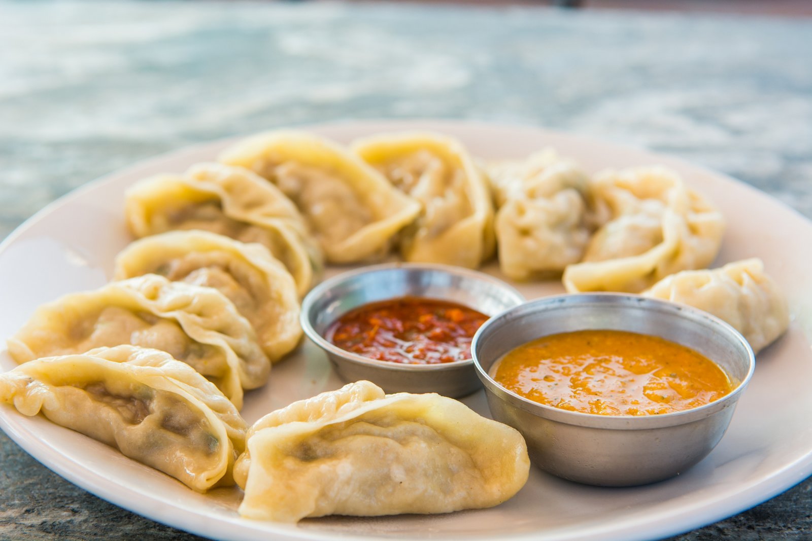 Chicken Momos Recipe Steamed Chicken Dumplings By Archana s Kitchen