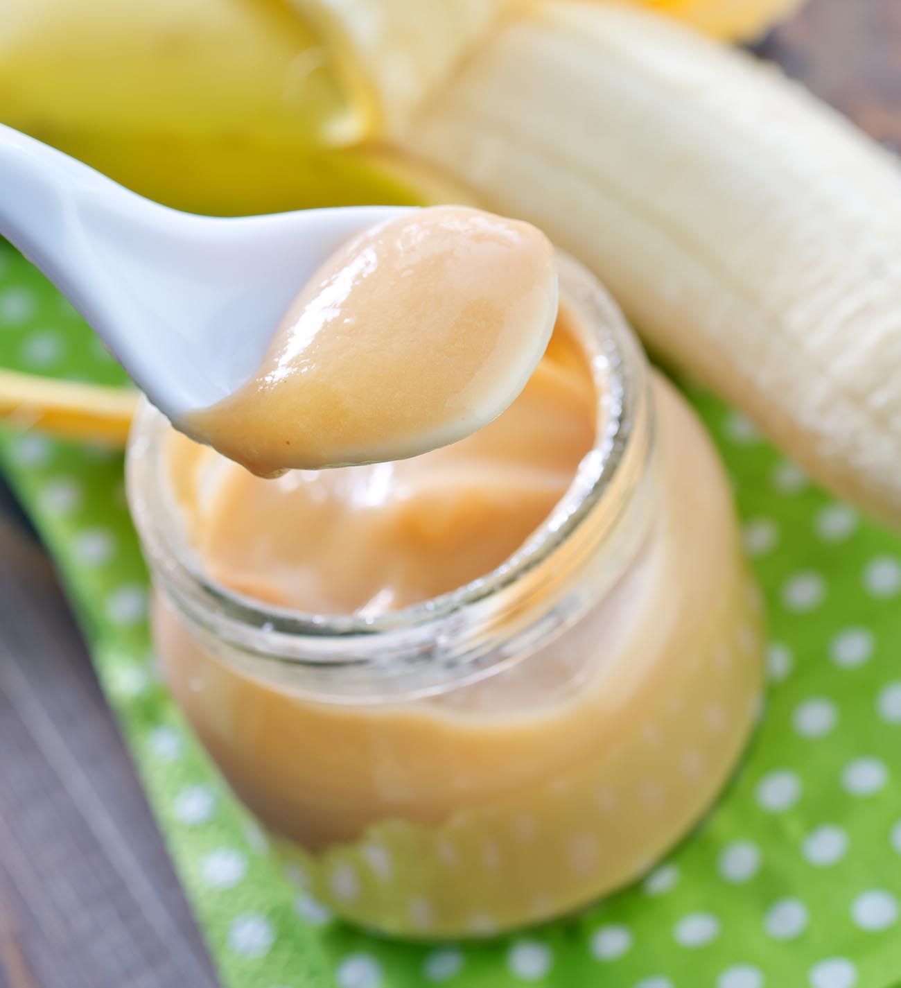 Banana Puree (Baby Food- 4 months 