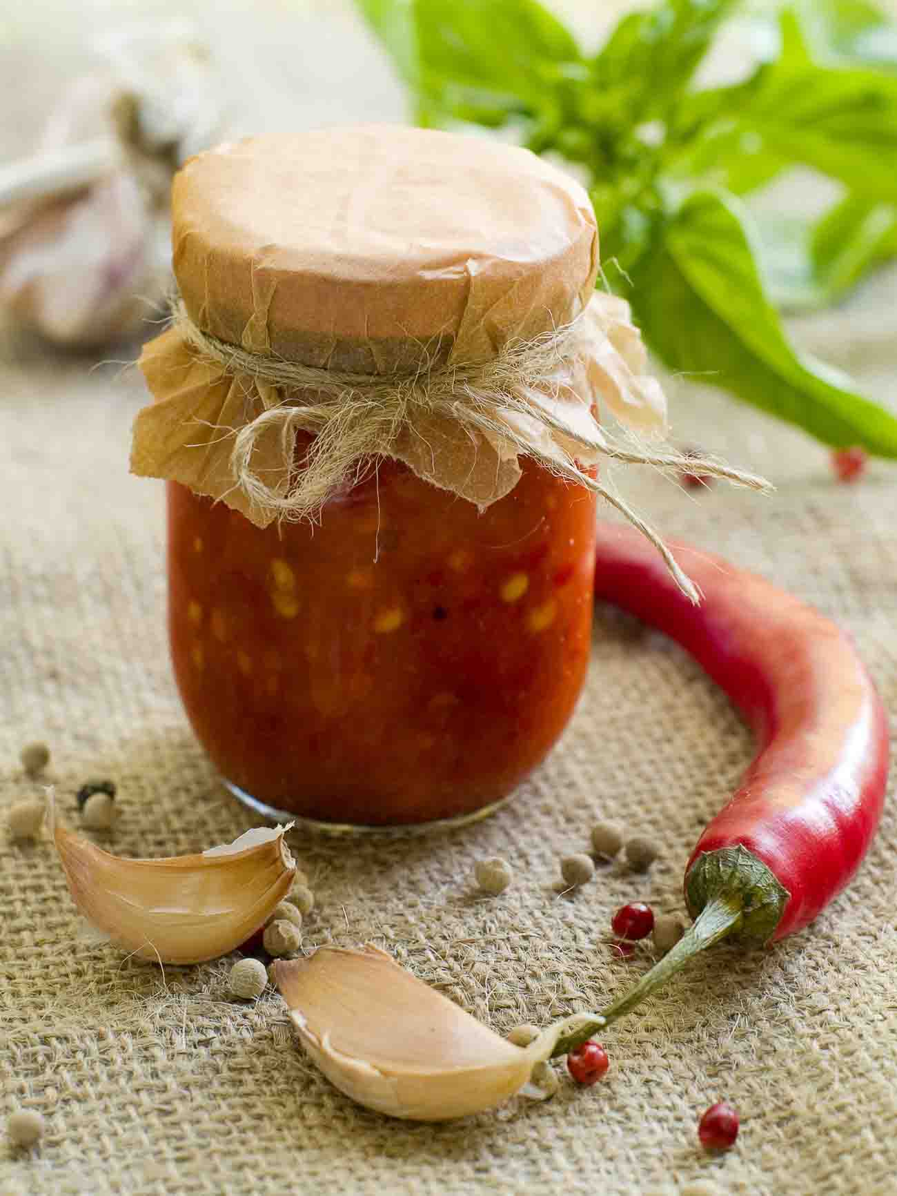 Homemade Red Chilli Garlic Sauce Recipe by Archana's Kitchen