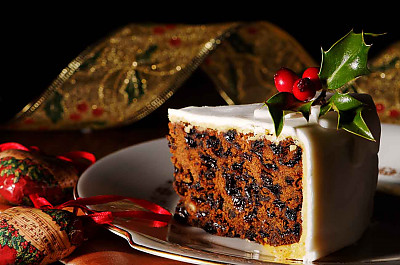 Rich and Dark Christmas Cake Recipe - Delishably