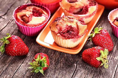 Price Chopper - Savor spring strawberries with this sweet Strawberry Muffin  recipe, perfect for an easy breakfast option! 🍓