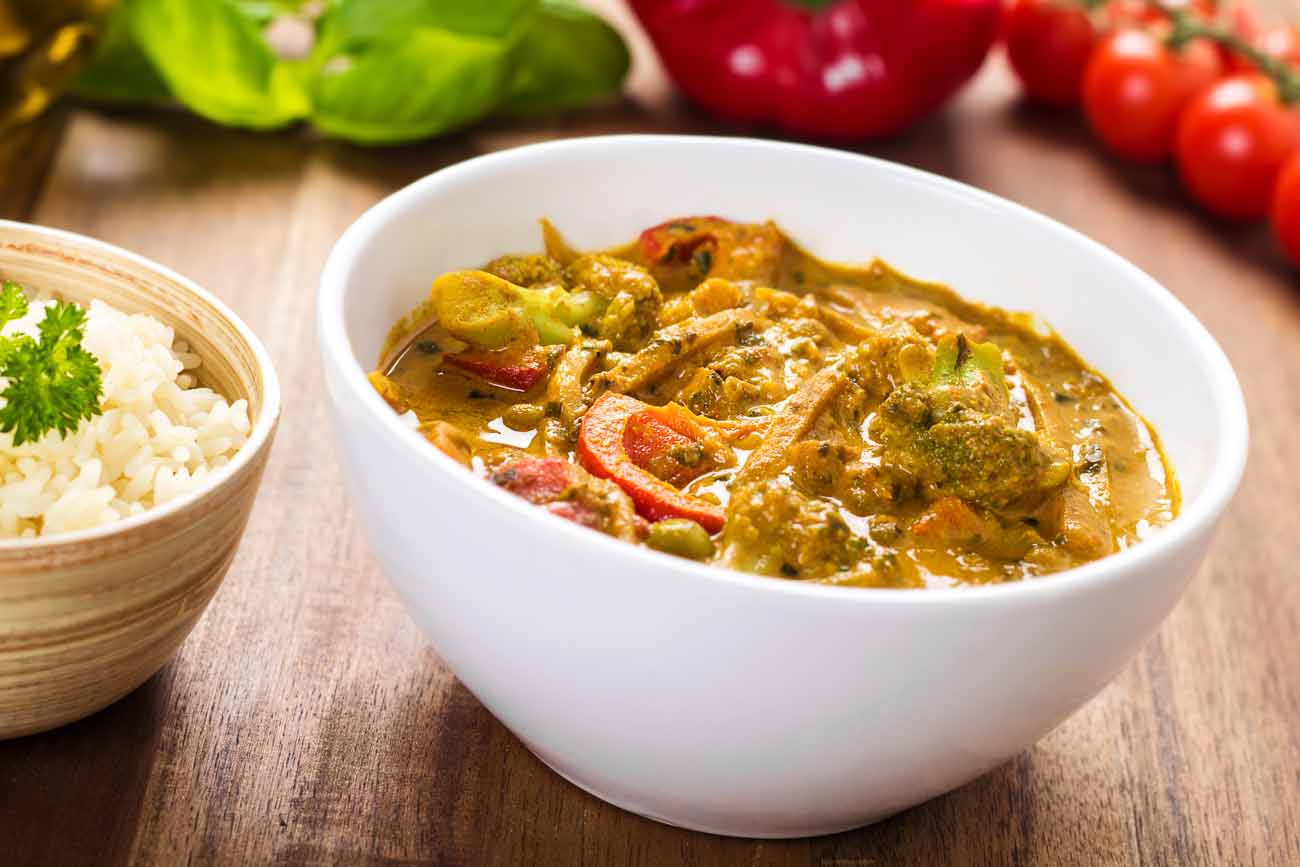 Broccoli Vegetable Coconut Curry Recipe By Archana S Kitchen