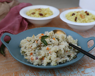 Vegetable Rava Upma Recipe  - Sooji Upma Recipe