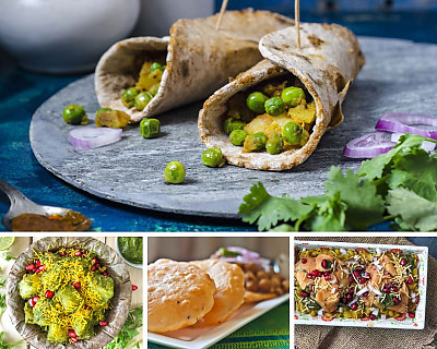 Vegetarian Street Food Recipes Of India Dinners Party Menus 400x320 