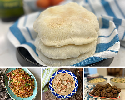 The Ultimate Middle Eastern Party Menu: Homemade Pita, Falafel, Hummus, and More for Your Next Party