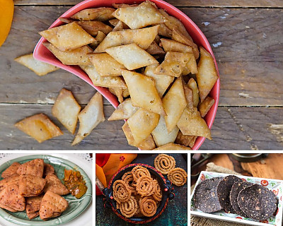 40 Traditional Homemade Diwali Snack Recipes from Across India - Perfect for Festive Celebrations