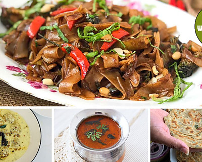 7-Day Indian Vegetarian Meal Plan with Thai-Inspired Weekend Special: Easy Mix-and-Match Breakfast, Sabzi, Dal, Salad, and Roti Recipes