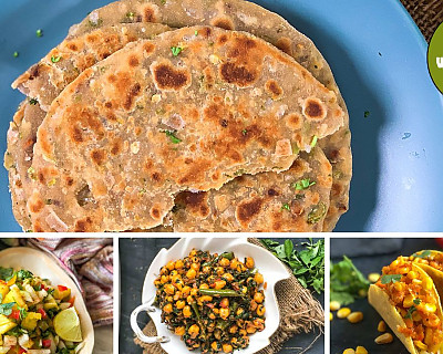 7-Day Vegetarian Meal Plan with Taco Weekend Special | Easy Breakfast, Sabzi, Salad, Rice, Roti & Dal Recipes