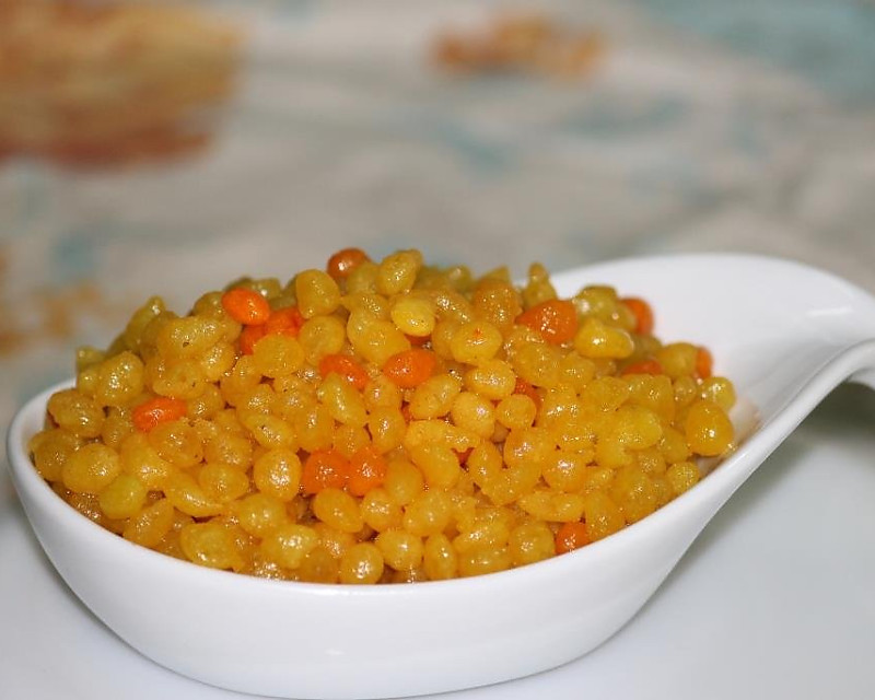 Sweet Boondi / Meethi Boondi Recipe