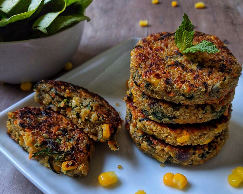 Vegetable Quinoa Patty Recipe