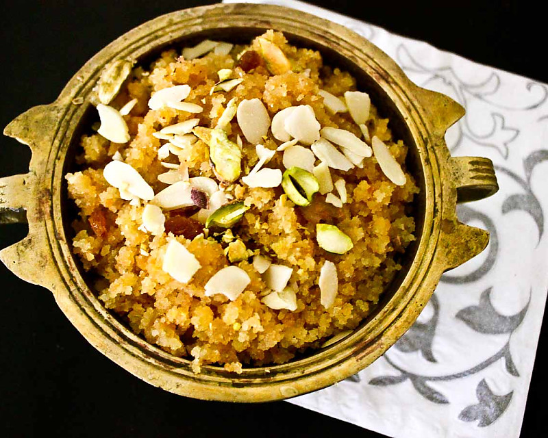 Moong Dal Halwa Recipe (A Low Calorie Version)