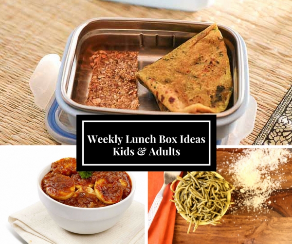 Monday to Friday 5 Power packed Lunch box Recipes for Adults - My Tasty  Curry